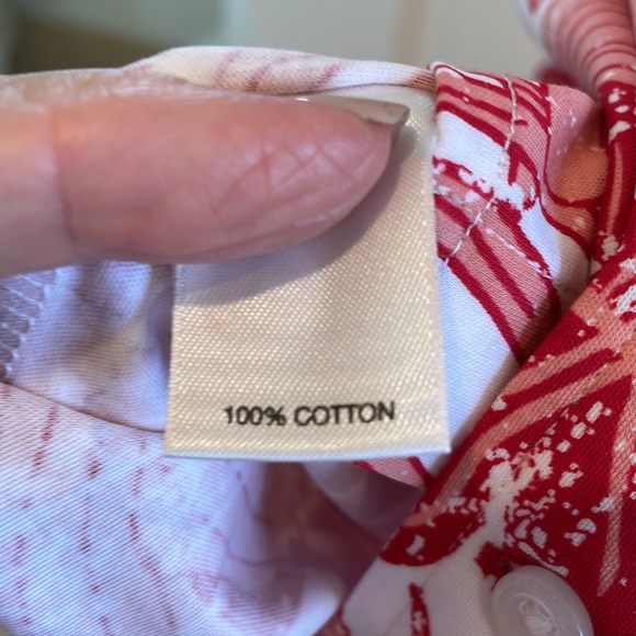 Cremieux Blue Label Sunset Tropical Skies Printed Short Sleeve Shirt NWT - Picture 9 of 9